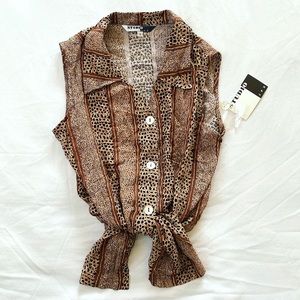 🐆 Vintage Cheetah Print Top 🐆